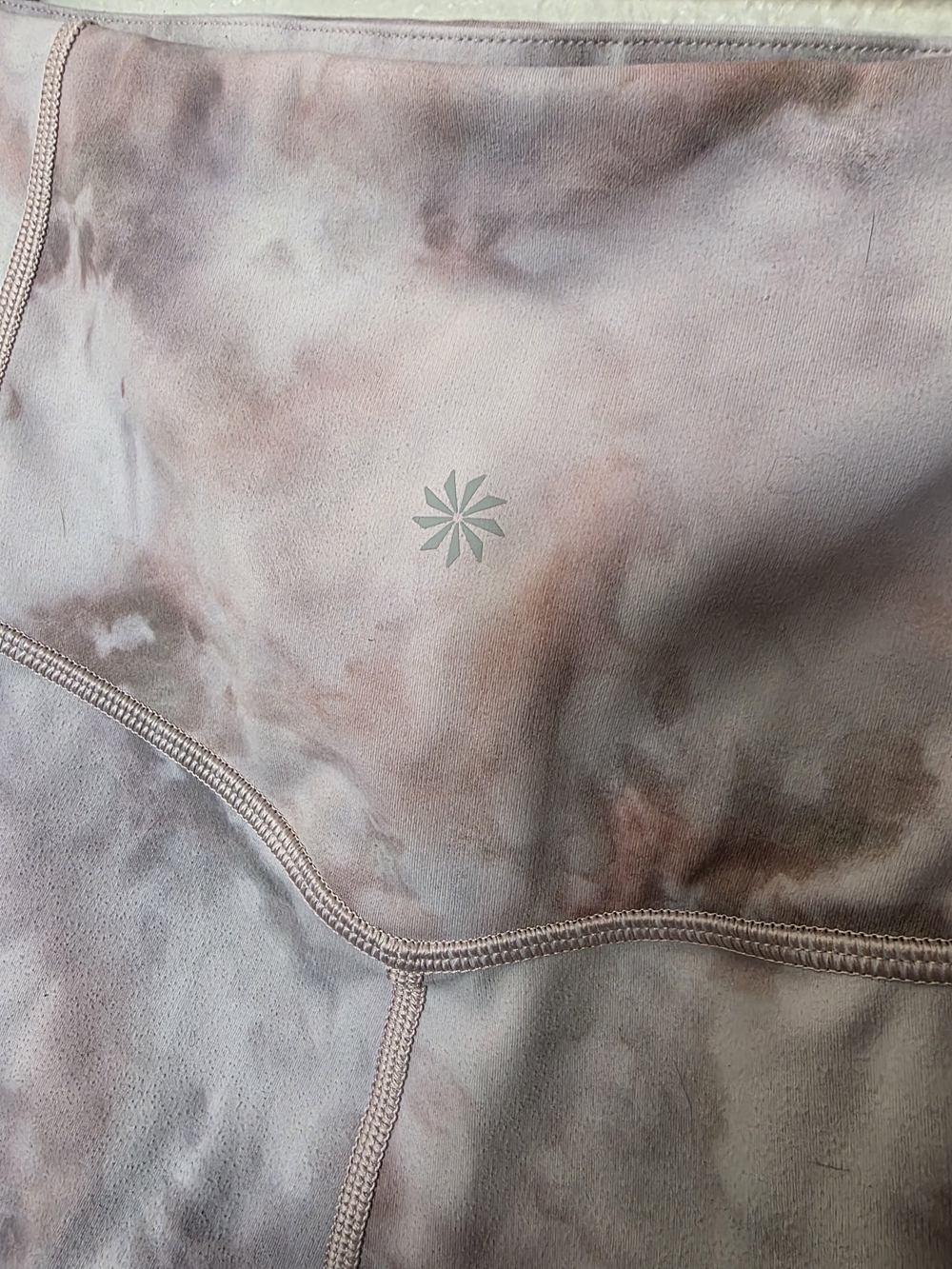 Athleta Pink Elation Snow Dye 7/8 Tight Athletic Legging, L - Picture 3 of 4